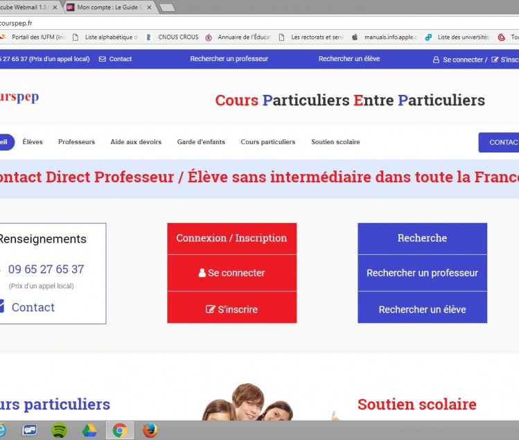 PROFS COURS PARTICULIERS