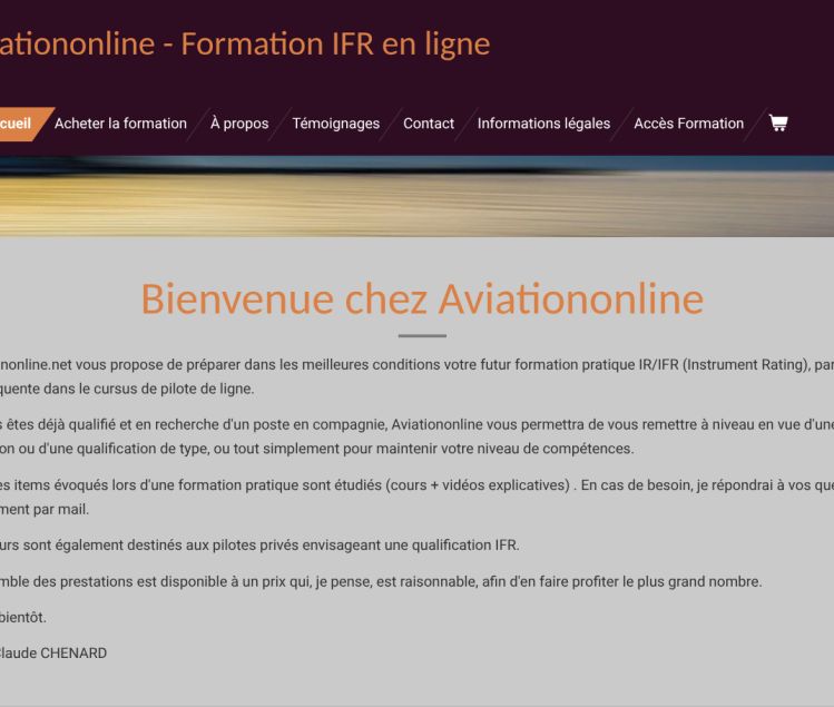 FORMATION IFR / IR